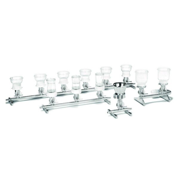 Manifolds Microsart®, including stainless steel funnels