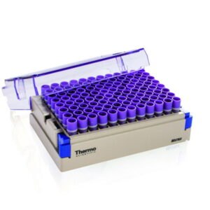 Storage tubes Matrix™ with 2D barcode, sterile, with coloured screw cap, barcoded rack