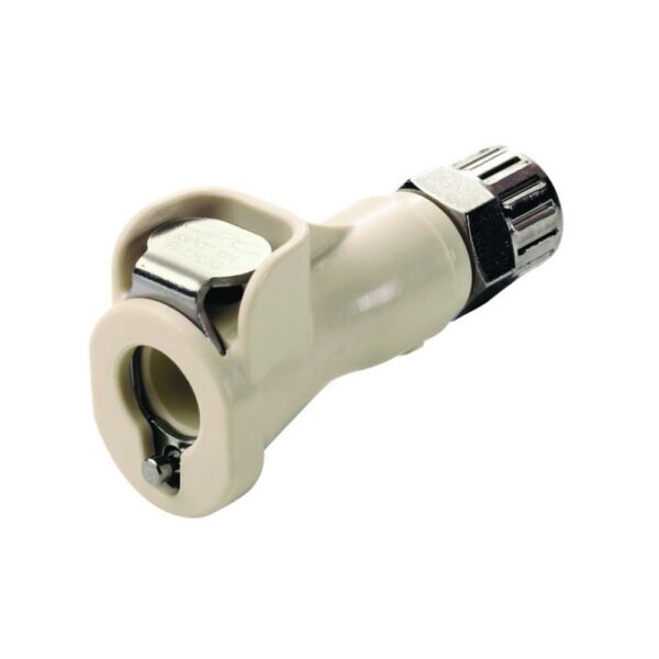 Quick-lock couplings with valve, PLC12 Series, PP
