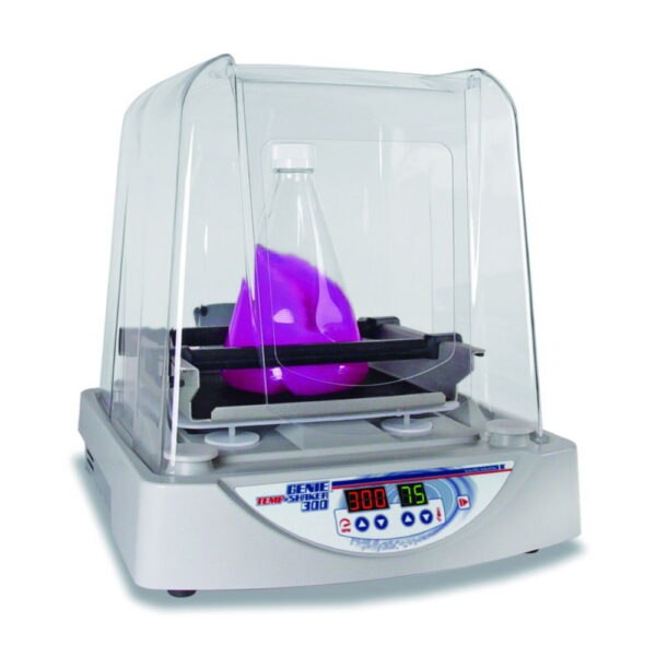 Benchtop shaking incubator Genie Temp-Shaker 300, with ratcheting clamp