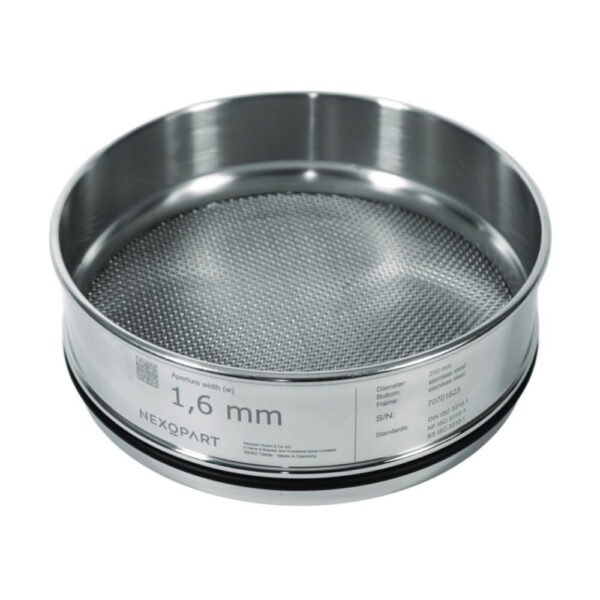 NEXOPART Test sieves, 200 x 50 mm