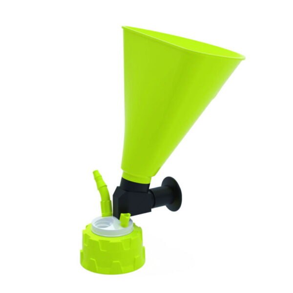 b.safe Waste Caps GL45, PPS, with filling funnel