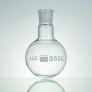 LLG-Round bottom flasks with standard ground joint, borosilicate glass 3.3