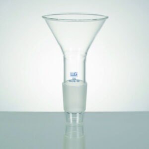 LLG-Powder funnel with NS cone, borosilicate glass 3.3