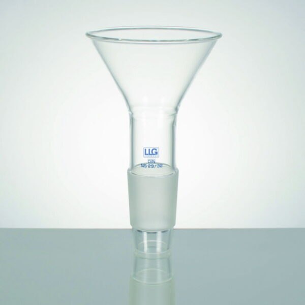 LLG-Powder funnel with NS cone, borosilicate glass 3.3