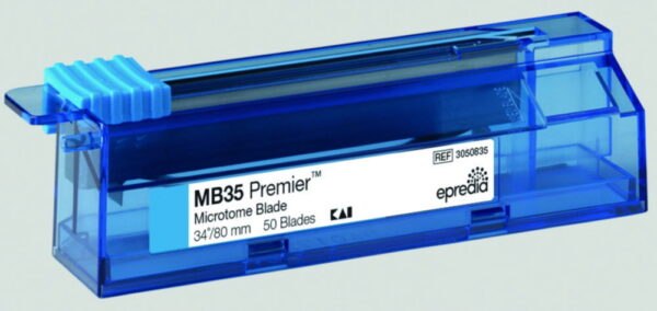 Blades for microtomes and cryostats, low profile