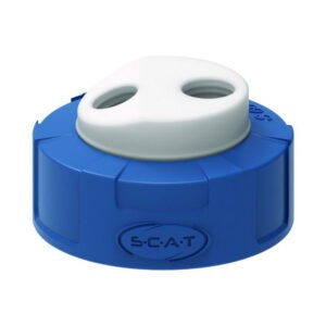 Safety waste caps, S 60/61, with bevelled connection for exhaust air filter