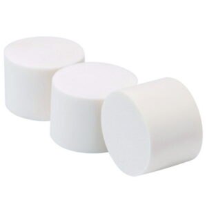 Sponge stoppes for Drosophila bottles