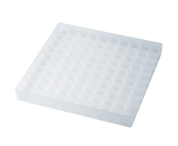 Rack for Drosophila vials, plastic