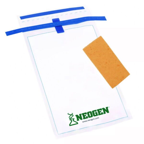 Sampling bag with Hydrated-Sponge with Letheen Broth