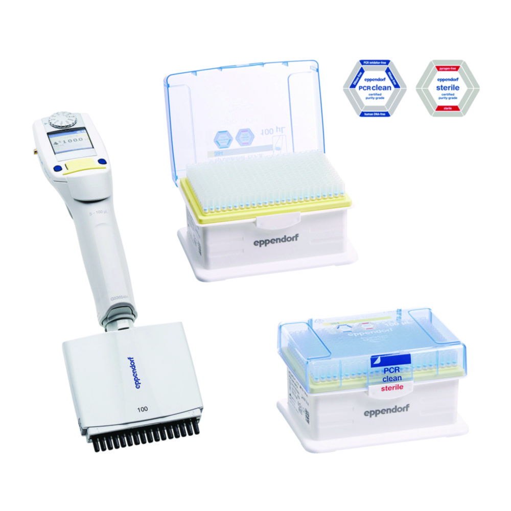 Multichannel microliter pipettes Eppendorf Xplorer® plus, variable, starter set
