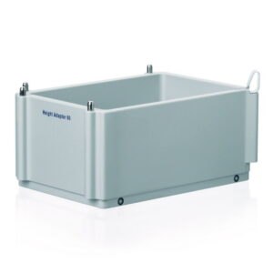 Height adapter for liquid handling stations