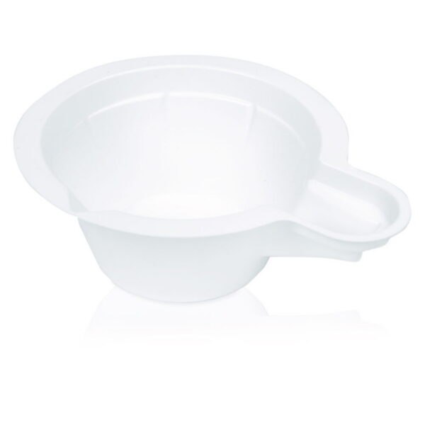 Weighing boats, PS, round, with handle