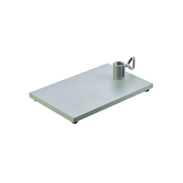 Retort Stand Base with Flange and Slot