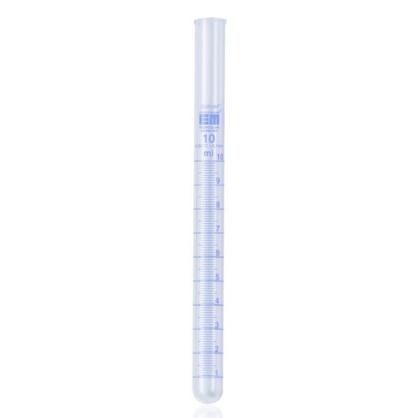 Test tubes, DURAN®, with graduation and spout