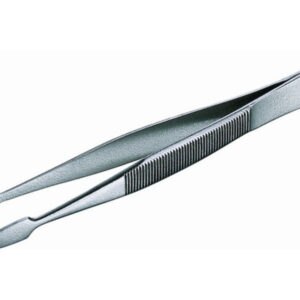 Cover glass forceps, Nickel plated steel