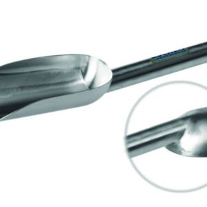 Chemical scoops, stainless steel 1.4301, with welded handle