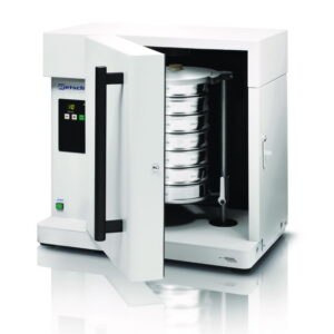 Analytical sieve shakers AS 200 tap, with sound protection cabinet