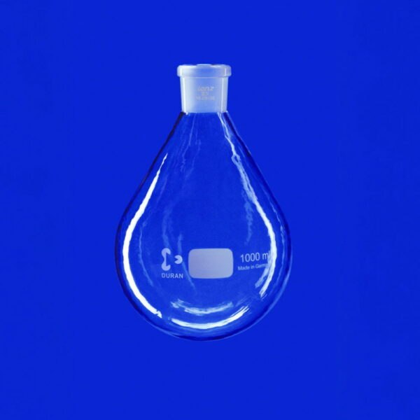 Evaporating flasks with conical ground joint, DURAN®, with PUR coating