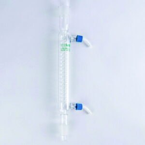Spiral condensers, borosilicate glass 3.3, with PP olive