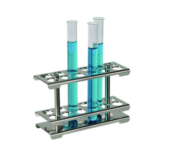 Test tube racks, 18/10 stainless steel, demountable