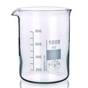 Beakers, Borosilicate glass 3.3, low form