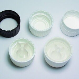 Tamper evident caps, for narrow-mouth bottles, PP 28