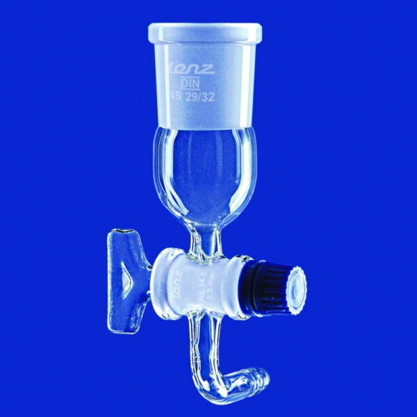 Adapters with NS socket, DURAN® tubing, bent