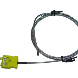Thermocouple, thermocouple Type K, with steel braided cable