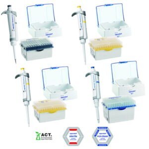 Single-channel pipette Eppendorf Research® plus 4-pack (Act now! bundle)