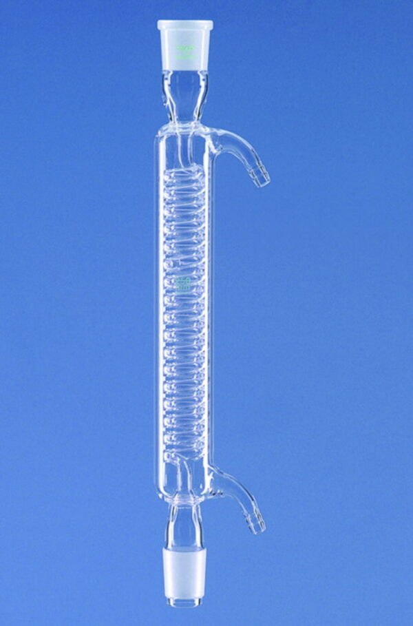 Spiral condensers, DURAN® tubing, with glass olives