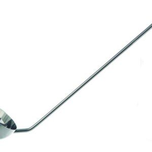 Ladles, stainless steel, round handle