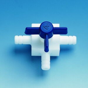 Three-way stopcocks, PTFE