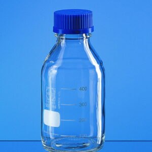Laboratory bottles, boro 3.3, with screw cap