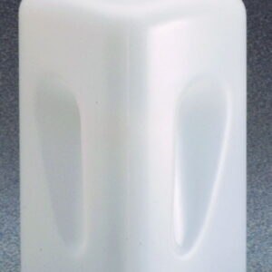 Square bottles, wide mouth Nalgene™, HDPE, with closure, PP