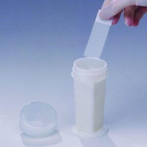 Staining jars coplin, PP, with screw cap