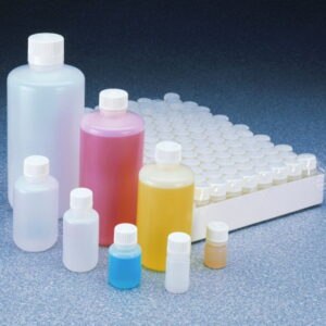Narrow mouth bottles Nalgene™, HDPE, with closure, PP