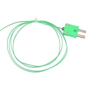 Thermocouple, thermocouple Type K, fibre glass insulated