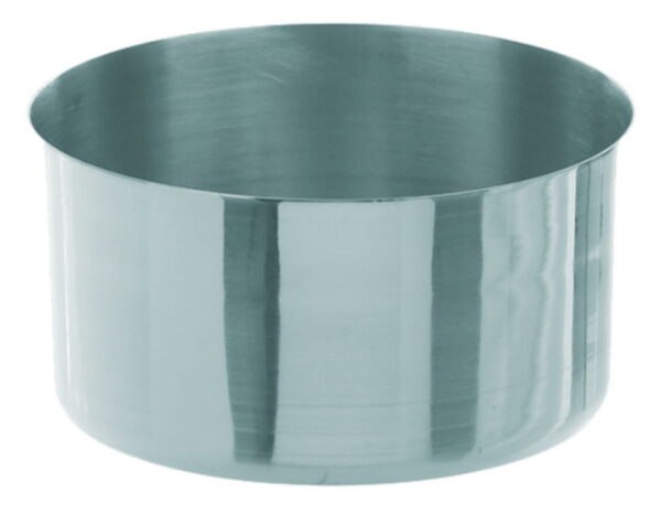 Evaporating basins, 18/10 steel