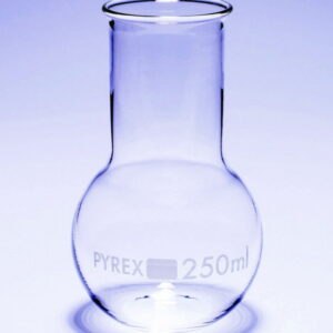 Flasks, boiling, flat bottom, wide neck, Pyrex®