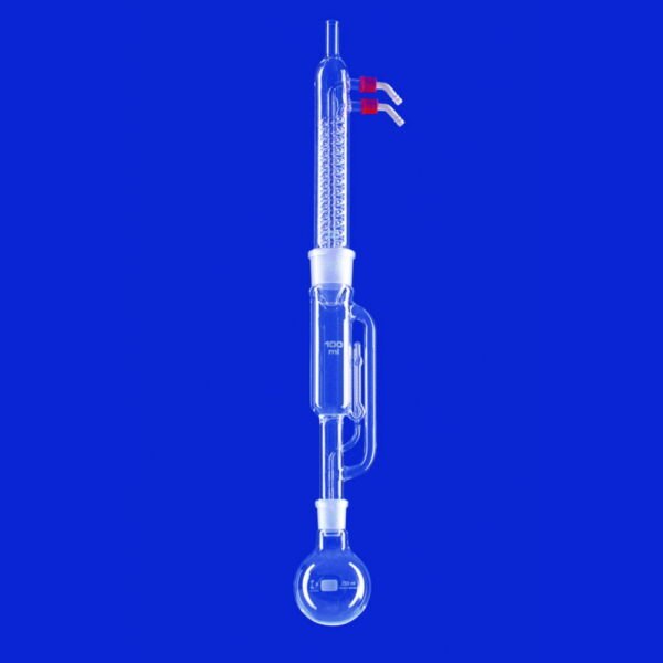 Extraction apparatuses acc. to Soxhlet, with Dimroth condenser, DURAN® tubing