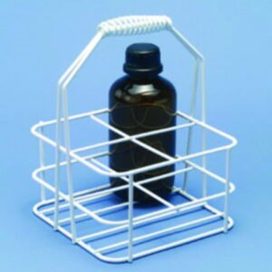 Bottle carriers, wire/plastic coated