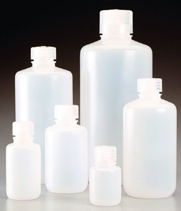 Narrow-mouth bottles Nalgene™ Economy , PPCO, with screw cap, PP