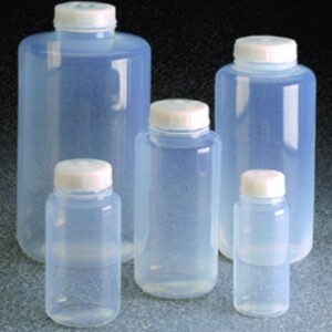 Wide-mouth bottles Nalgene™, FEP, with screw cap, ETFE