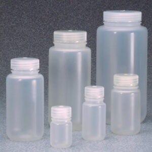Wide-mouth bottle Nalgene™ Economy, PPCO, with screw cap, PP