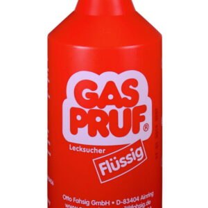 Gas leak detection fluid, bottle