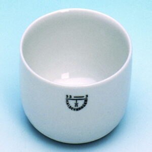 Incenerating dishes, porcelain, cylindrical form