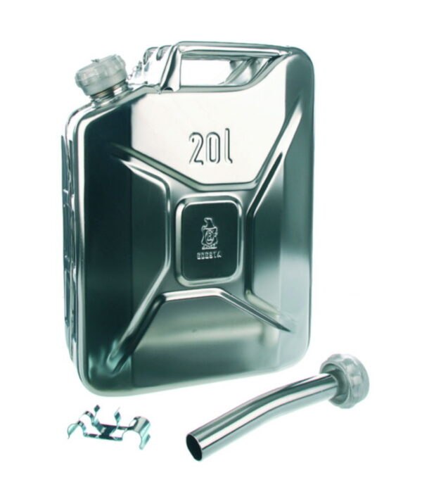 Stainless steel jerrycan
