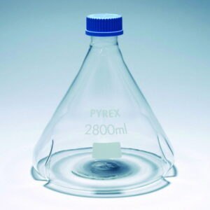 Fernbach baffled flasks, Pyrex®, with screw cap