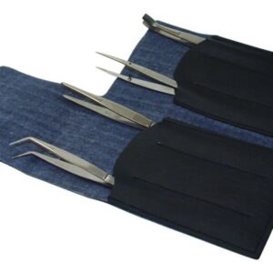 LLG-Forceps assortment, 4-parts, chromium-nickel steel